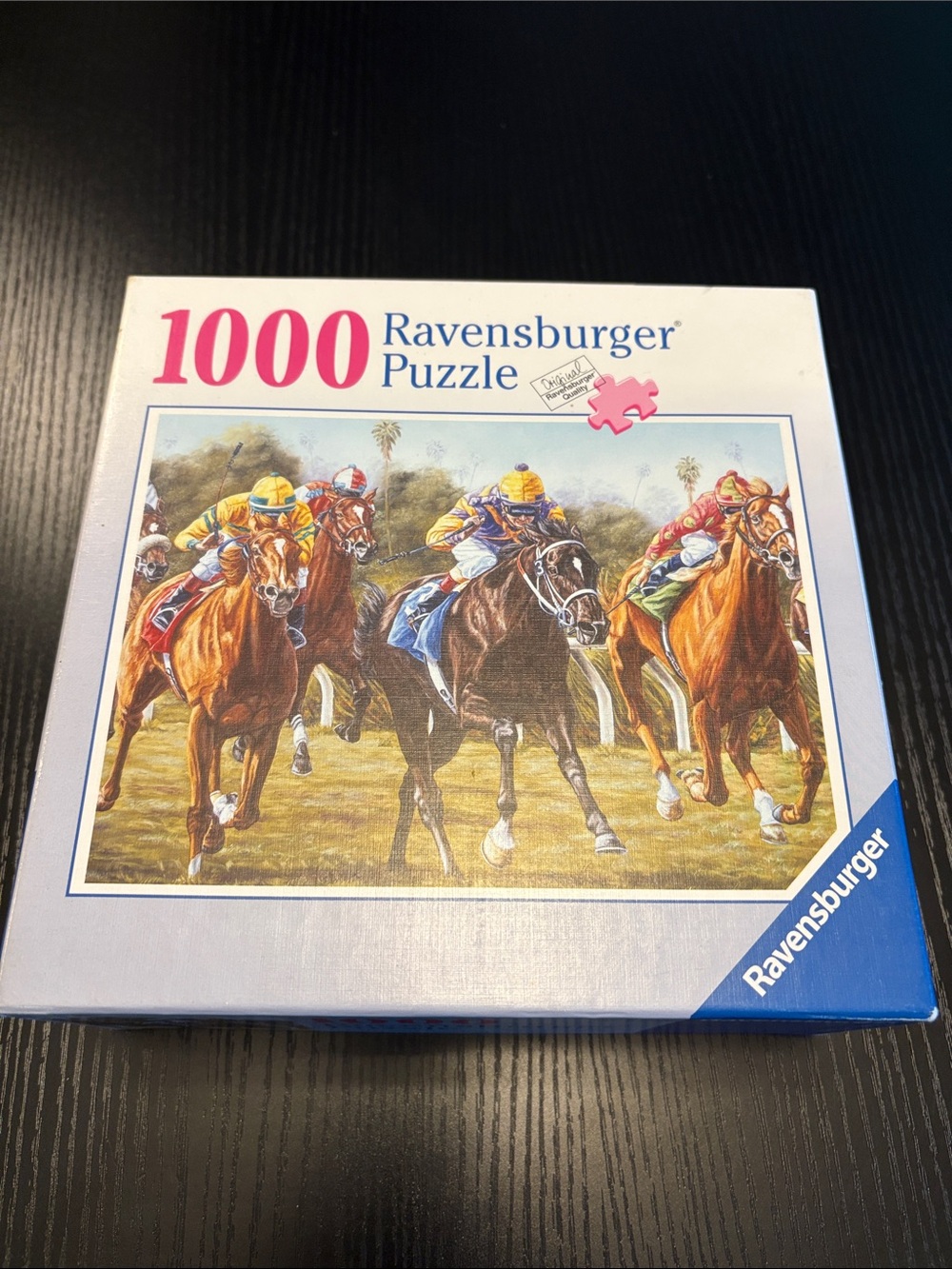 Ravensburger Horse Racing 1000-Piece Puzzle - Hold All Tickets No. 82300